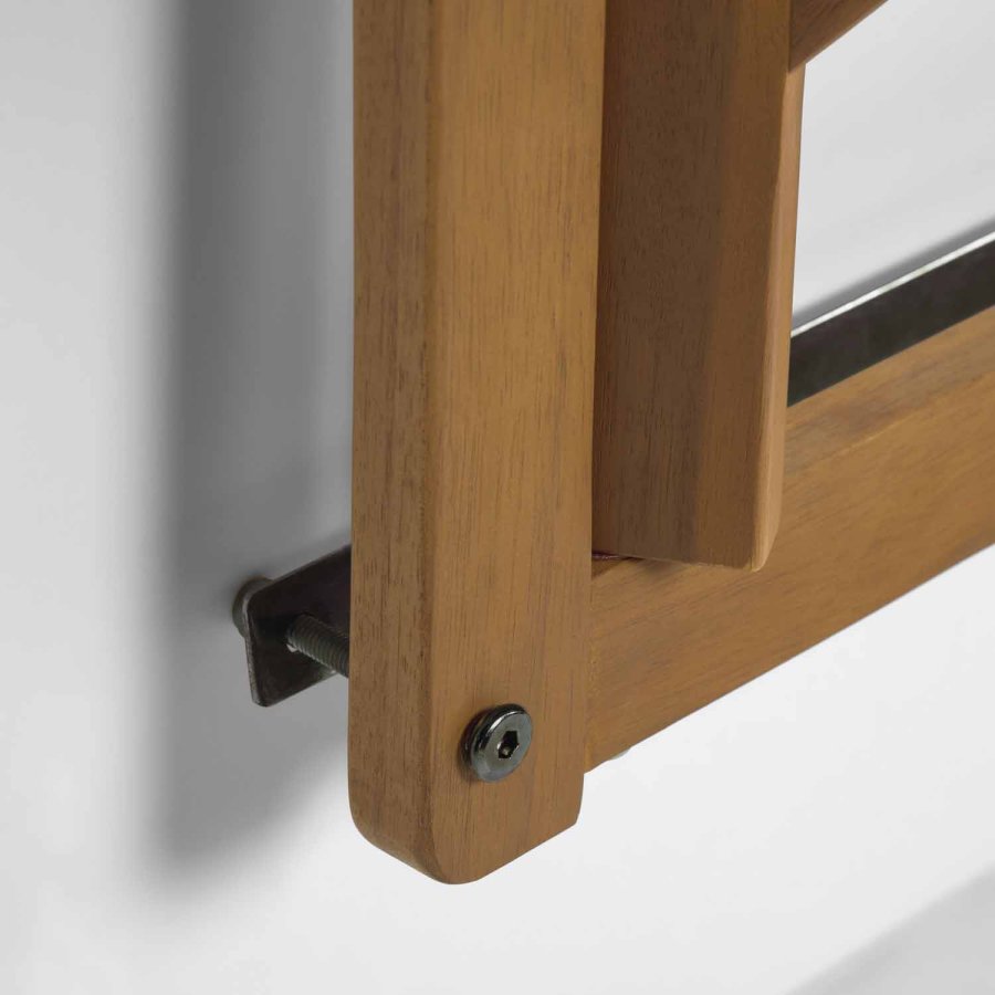 KAVE HOME Amarillis sammenleggbar bord for hagen - naturlig akasietre (40x42)