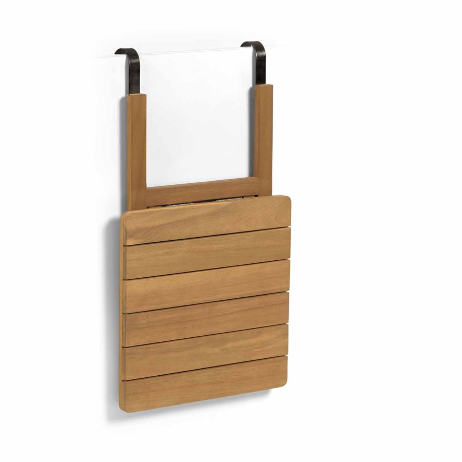 KAVE HOME Amarillis sammenleggbar bord for hagen - naturlig akasietre (40x42)