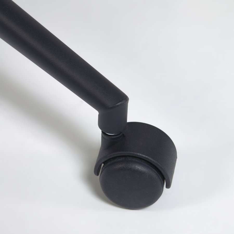 KAVE HOME Madina kontorstol, med armlener - lys gr stoff og polypropylen