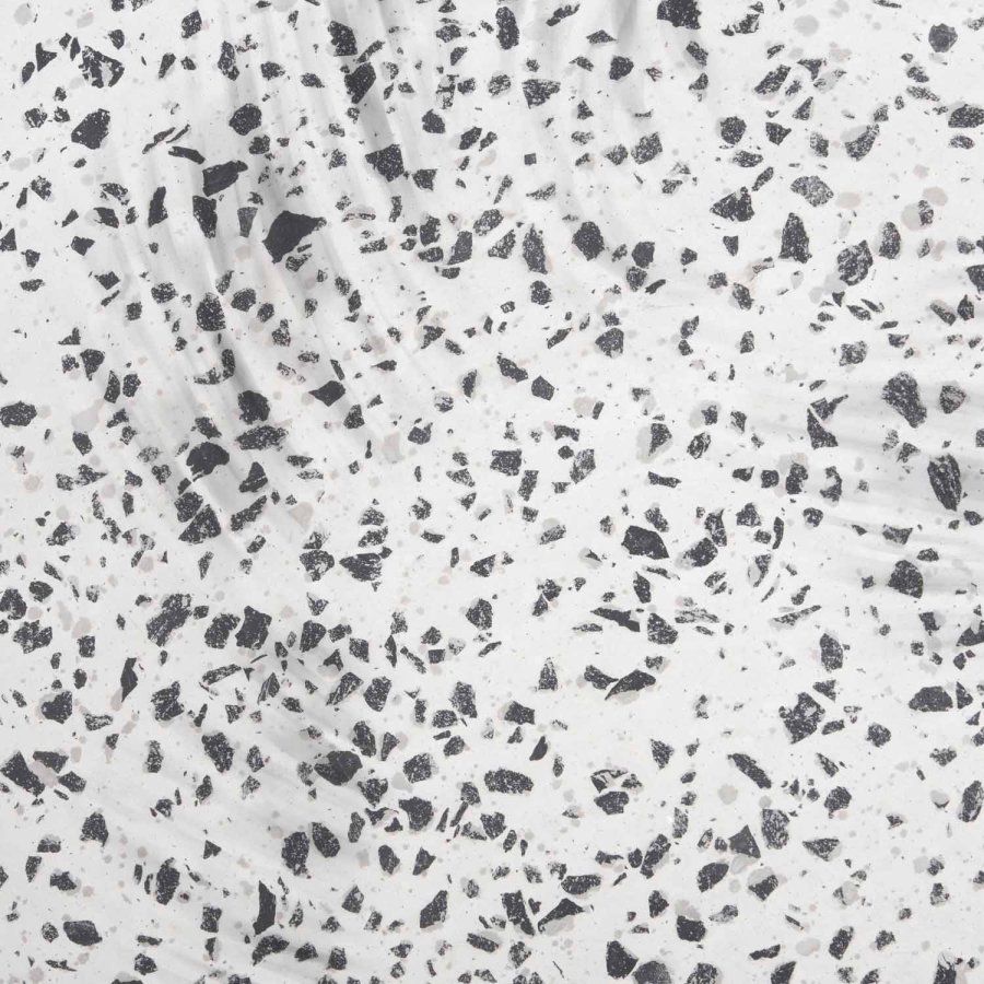 KAVE HOME rundt Jenell hagebord - hvit terrazzosement (52)