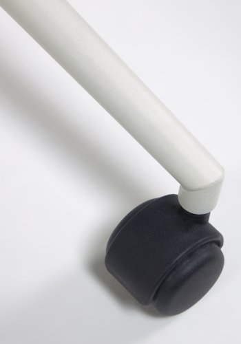 KAVE HOME Einara kontorstol, med armlener - rosa stoff og polypropylen