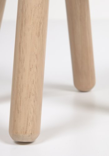 KAVE HOME Dilcia barnekrakk, rund - naturlig gummitre (H:31)