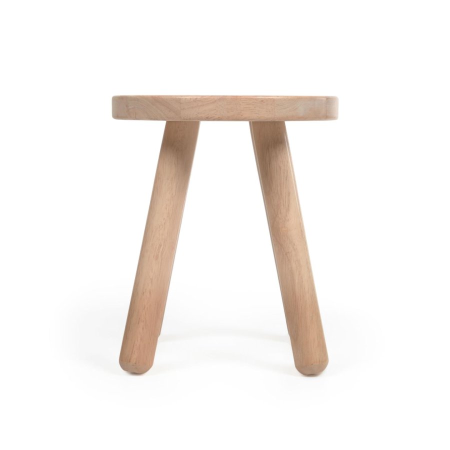 KAVE HOME Dilcia barnekrakk, rund - naturlig gummitre (H:31)