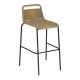 KAVE HOME Beige Glenville barkrakk for hagen, med ryggsttte og fotsttte - stl (100cm)