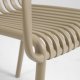 KAVE HOME Isabellini hagestol, med armlener - beige polypropylen