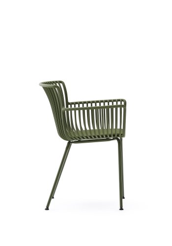 KAVE HOME Surpika utestol med grnne stlben