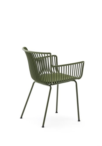 KAVE HOME Surpika utestol med grnne stlben