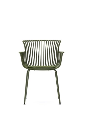 KAVE HOME Surpika utestol med grnne stlben