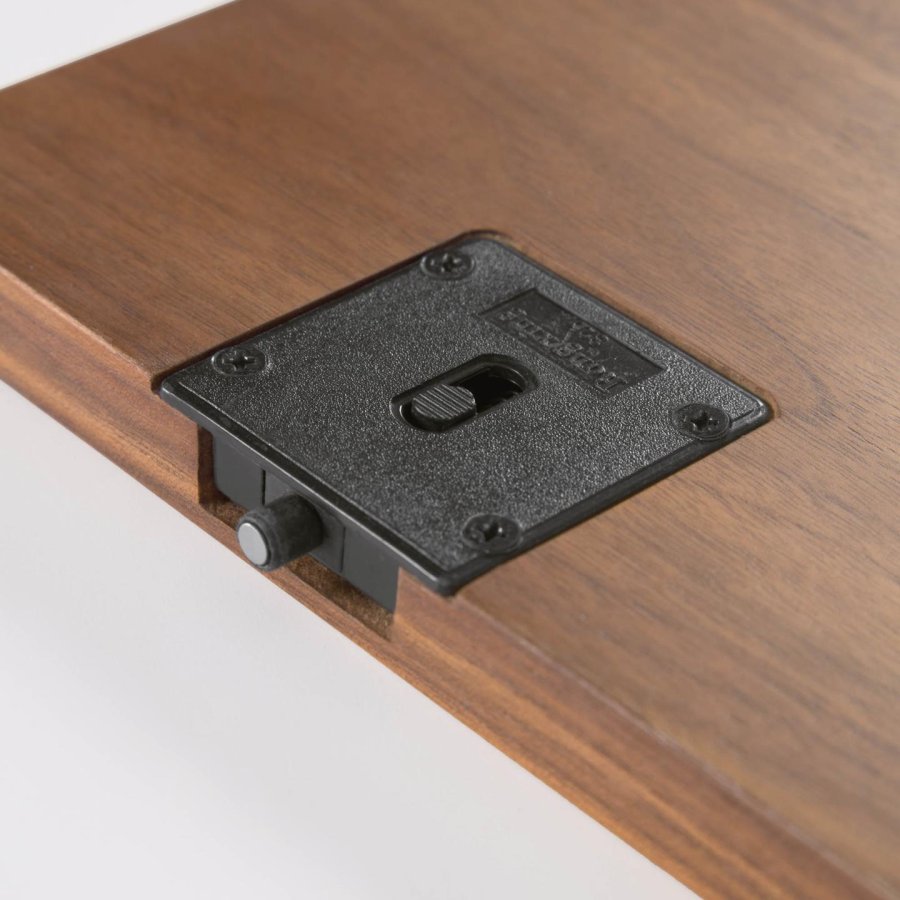 KAVE HOME Carolin skjenk, m. 2 skyvedrer og 1 skuff - brun valnttfiner og valntttre (180x83,8)