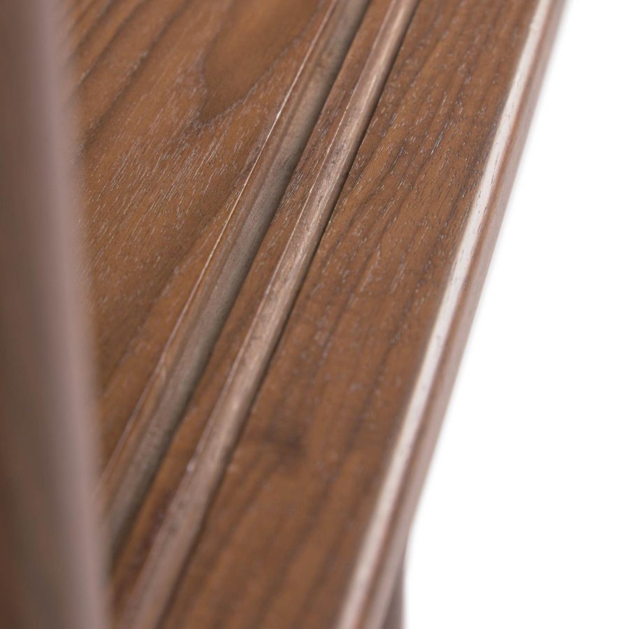 KAVE HOME Carolin reol, m. 1 skyvedr - brun valnttfiner og valntttre (130x169)