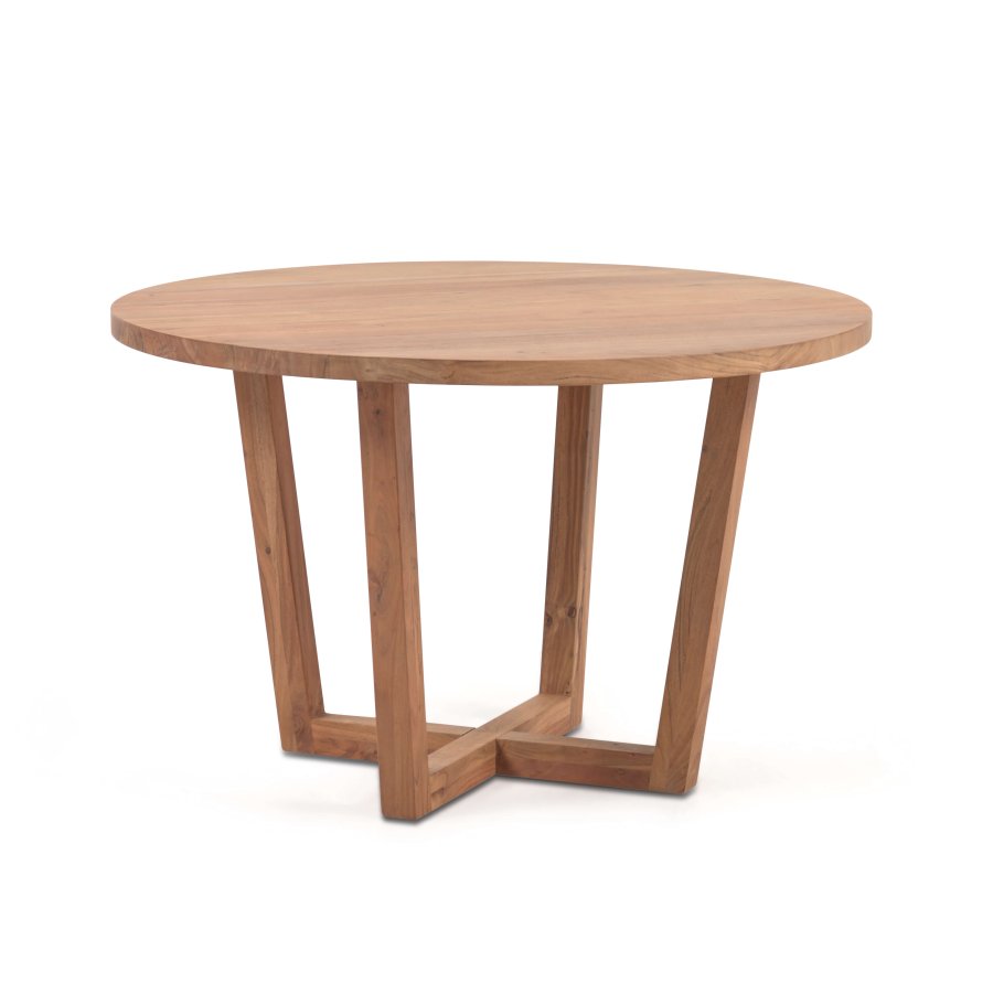 KAVE HOME Nahla spisebord, rundt - naturlig akasietre (120)