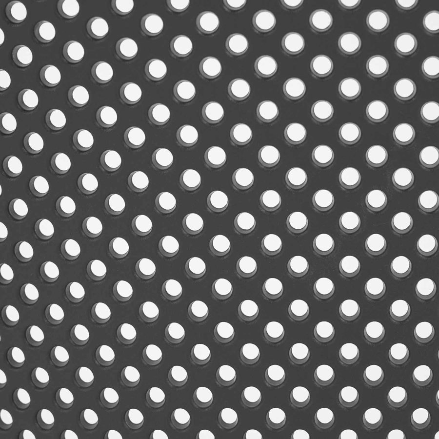 KAVE HOME Yeray hagestol, med armlener - svart resirkulert polypropylen og stl