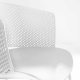 KAVE HOME Yeray hagestol, med armlener - hvit resirkulert polypropylen