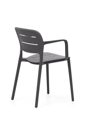 KAVE HOME Morella hagestol, med armlener - gr plast