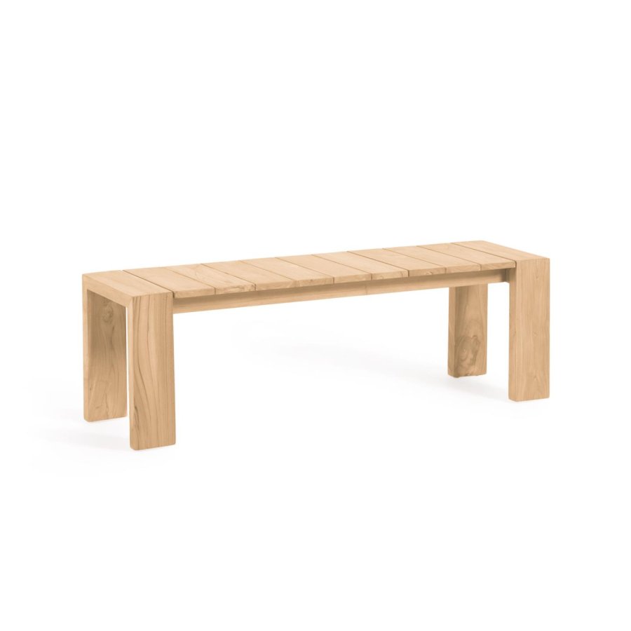 KAVE HOME Victoire hagebenk, rektangulr - naturlig teak (175x38)