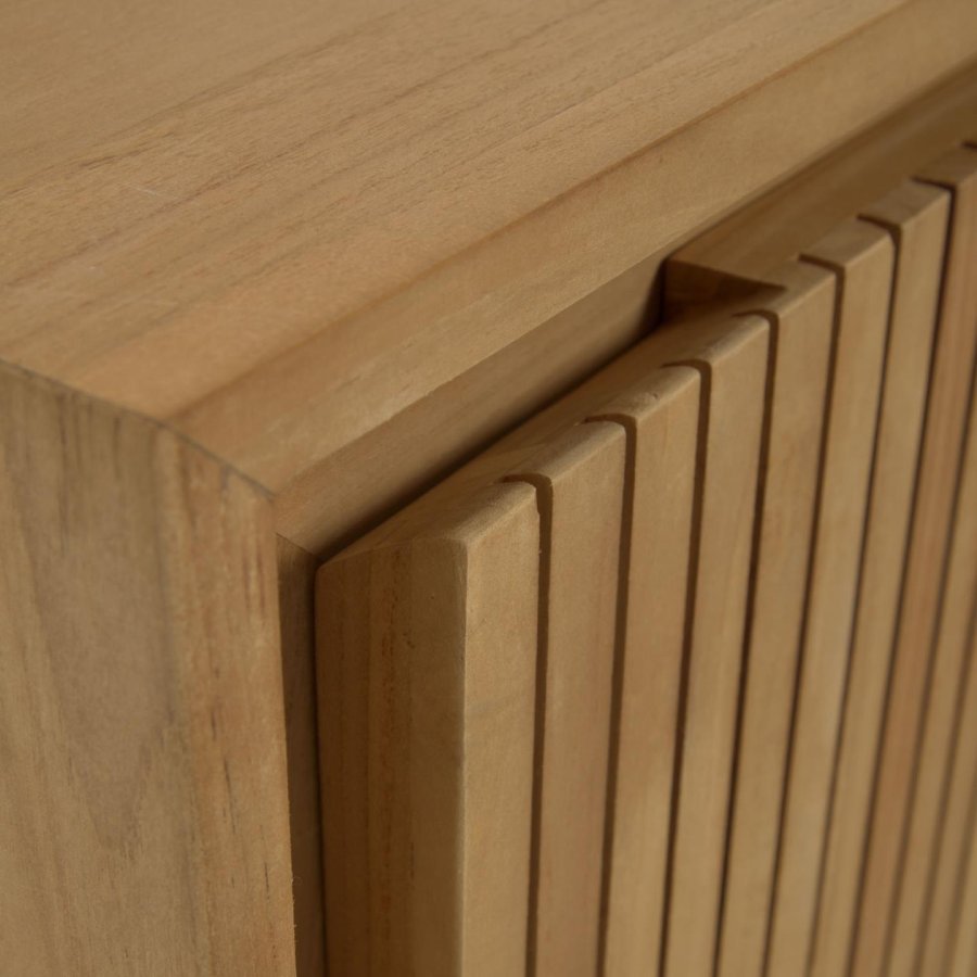 KAVE HOME Taciana baderomsskap, m. 1 dr - naturlig teak (60x40)