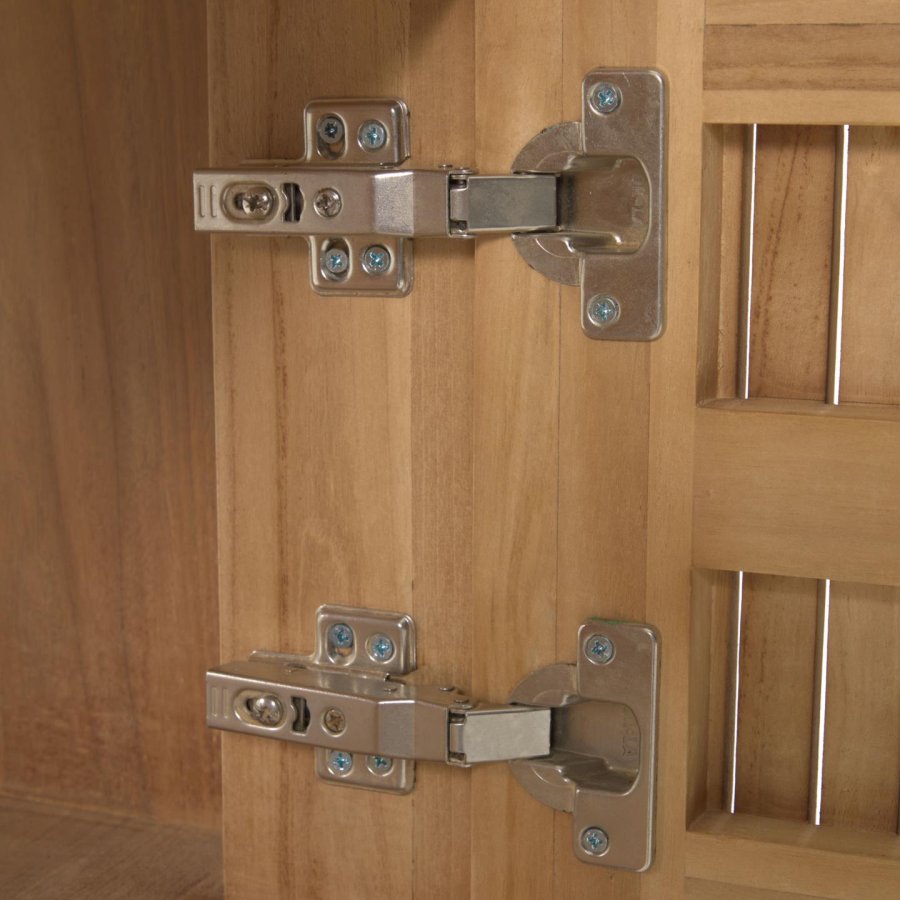 KAVE HOME Taciana baderomsskap, m. 1 dr - naturlig teak (60x40)