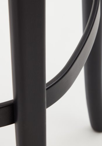 KAVE HOME Romane barkrakk, med ryggsttte og fotsttte - naturlig rotting og svart ask finer/bk