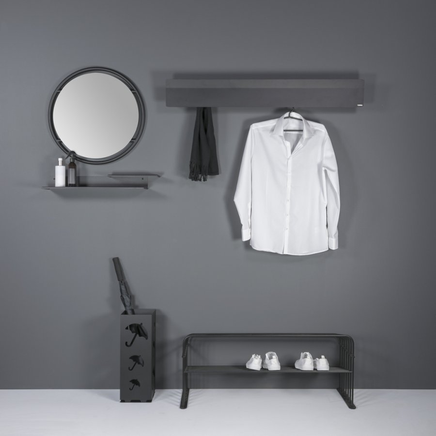 SPINDER DESIGN Chaperone 120 klesstativ, m. 12 kroker - svart stl (B:120)