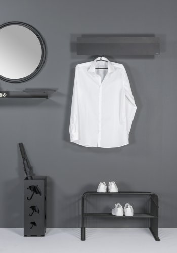 SPINDER DESIGN Chaperone 80 klesstativ, m. 8 kroker - svart stl (B:77)