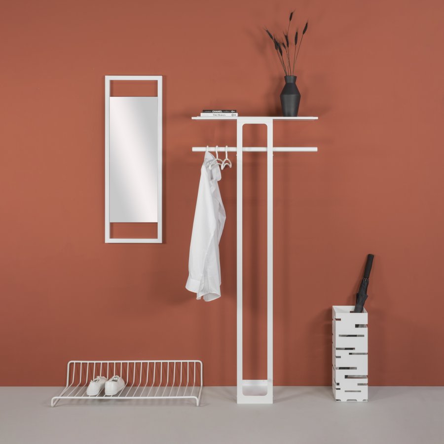 SPINDER DESIGN Ando klesstativ, stor - hvitt stl (B:70)