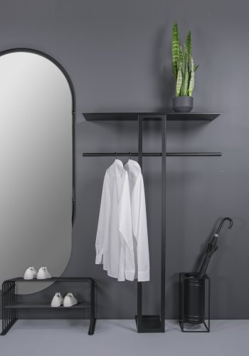 SPINDER DESIGN Ando knaggrekke, stor - svart stl (B:100)