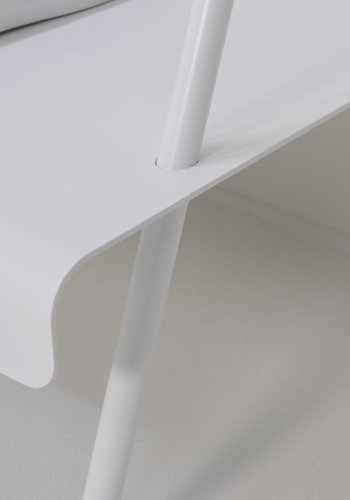 SPINDER DESIGN James tjstativ, m. hylde - hvid stl (B:91,5)