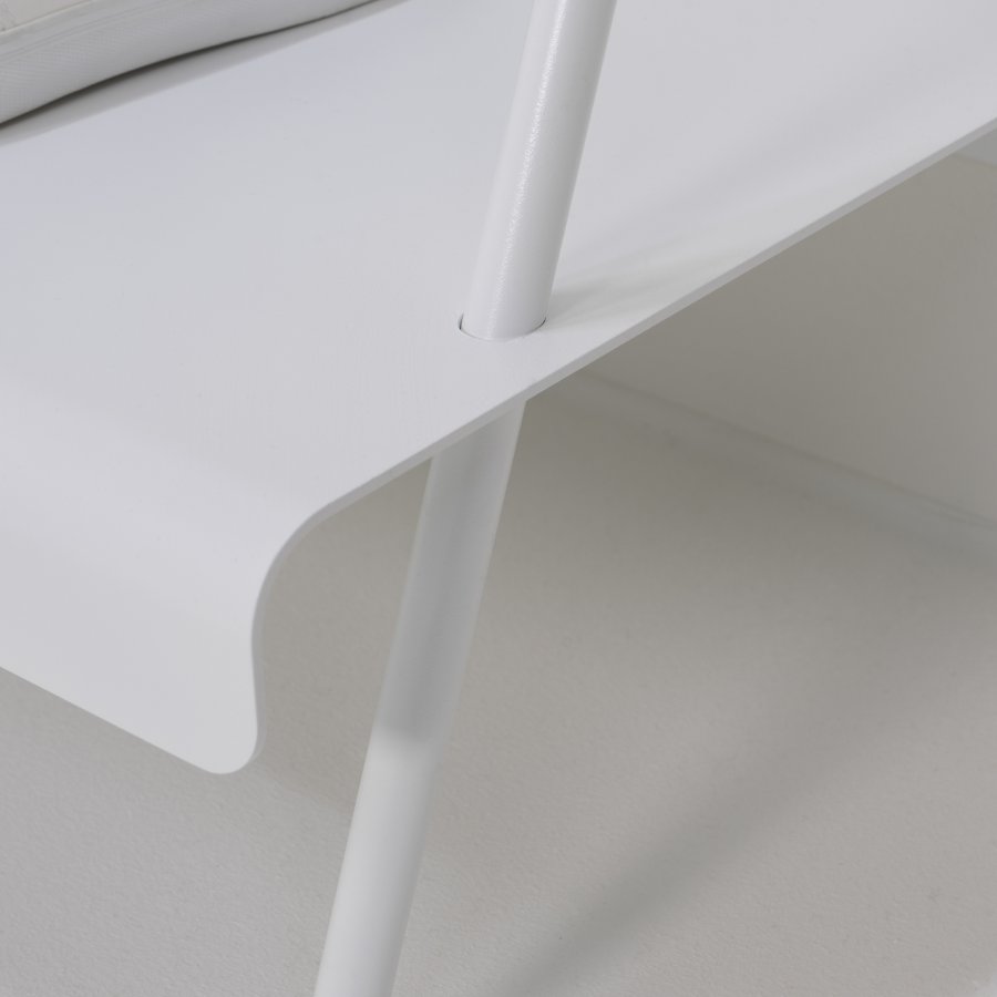 SPINDER DESIGN James tjstativ, m. hylde - hvid stl (B:91,5)