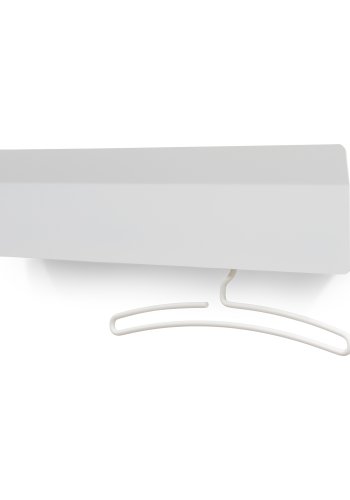 SPINDER DESIGN Chaperone 80 klesstativ, m. 8 kroker - hvitt stl (B:77)