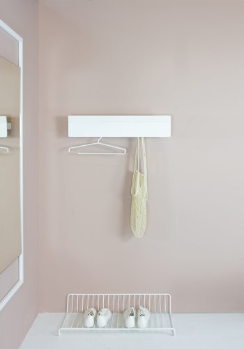 SPINDER DESIGN Chaperone 80 klesstativ, m. 8 kroker - hvitt stl (B:77)