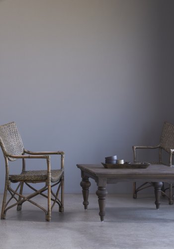 NOVASOLO Wickerworks Squire spisestol - flettet rotting med armlener