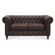 Cambridge 2-seters chesterfield sofa - brun