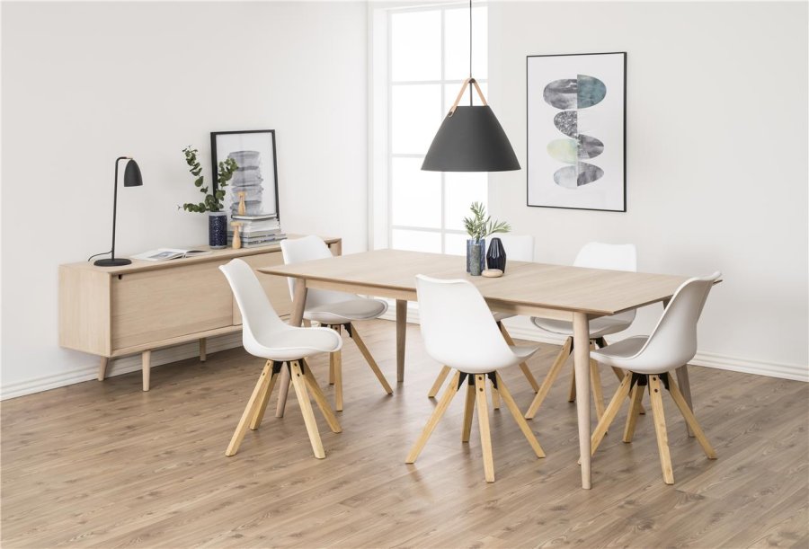 ACT NORDIC Century Skänk - Massiv Ek, med 2 Skjutdörrar