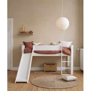 Manis-H Huxie Kinderbett mit Rutsche - 200 cm - 90x200