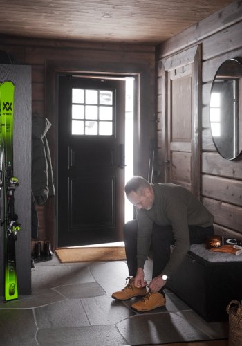 ROWICO Confetti bnk - sort eg/lysegr hynde, m. 3 skuffer