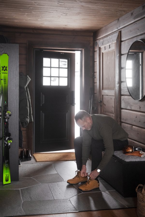 ROWICO Confetti bnk - sort eg/lysegr hynde, m. 3 skuffer