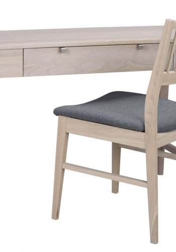 ROWICO Confetti konsolbord - hvidpigmenteret eg, m. skuffe