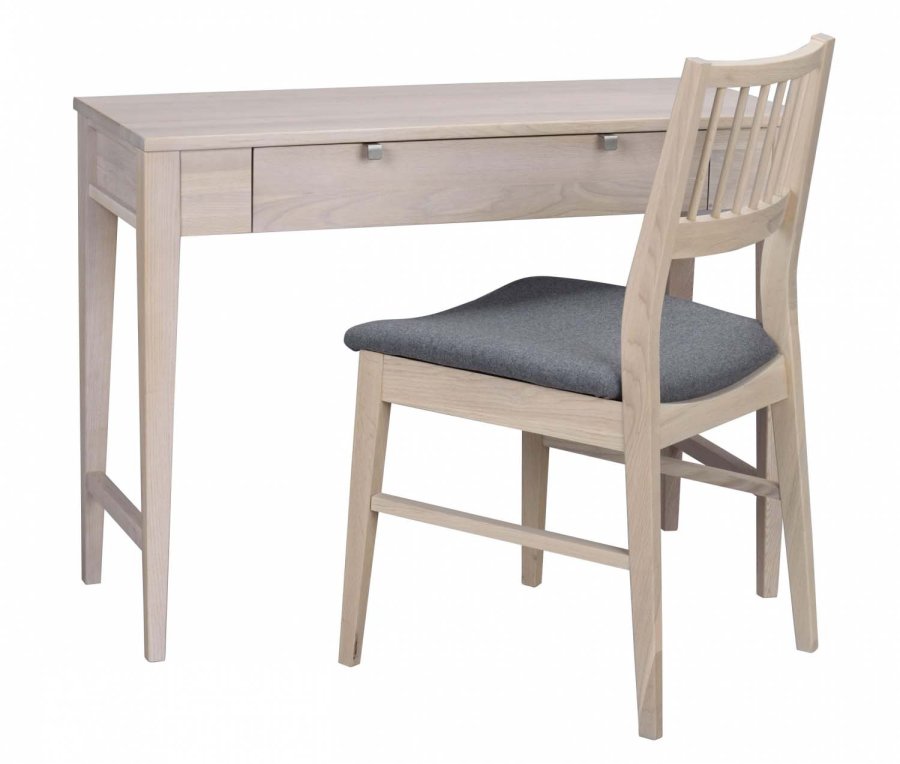 ROWICO Confetti konsolbord - hvidpigmenteret eg, m. skuffe