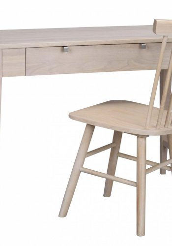 ROWICO Confetti konsolbord - hvidpigmenteret eg, m. skuffe