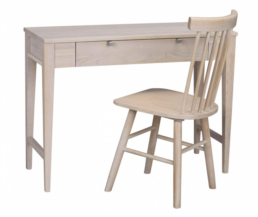 ROWICO Confetti konsolbord - hvidpigmenteret eg, m. skuffe