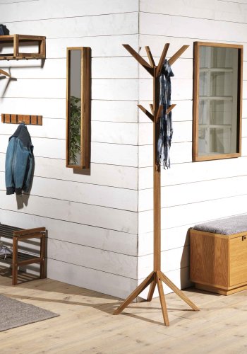 ROWICO Confetti bnk - hvidpigmenteret eg/lysegr hynde, m. 2 skuffer