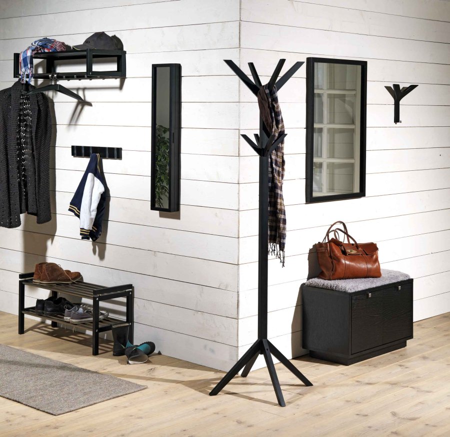 ROWICO Confetti stumtjener - sortlakeret eg