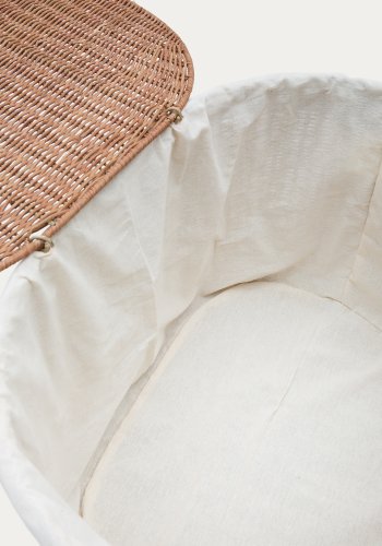 KAVE HOME Indali sett med 2 rottingkurver, 50 cm / 55 cm