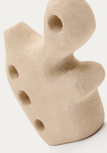 KAVE HOME Arif steinskulptur i beige utfrelse, 20 cm