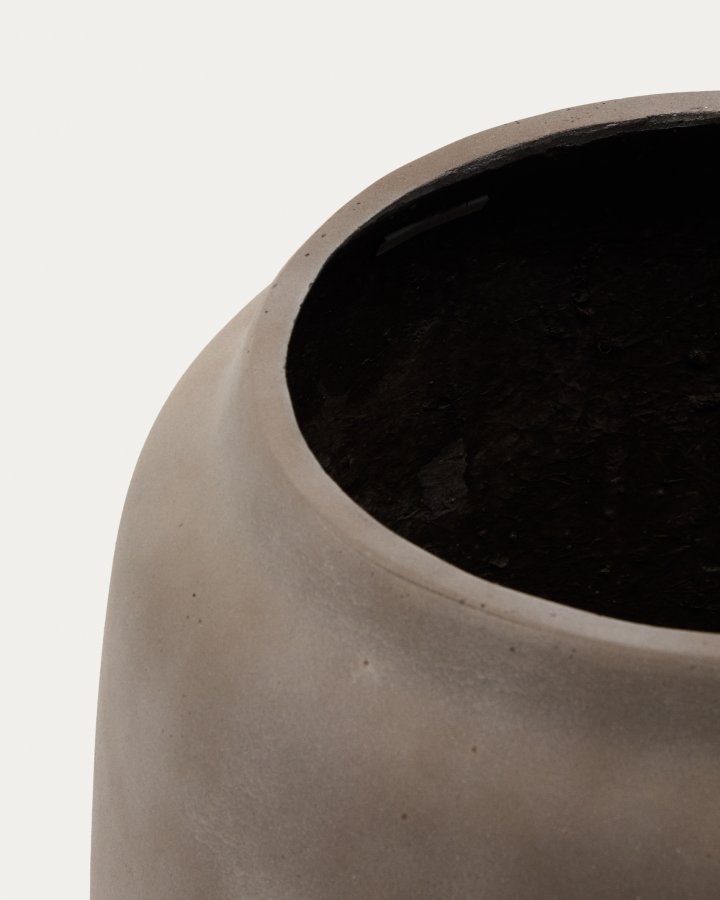 KAVE HOME Lira blomsterkasse med terrakottaeffekt, 53 cm