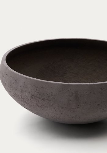 KAVE HOME Sett med 2 Nura terrakotta sementlignende blomsterpotter �55 cm