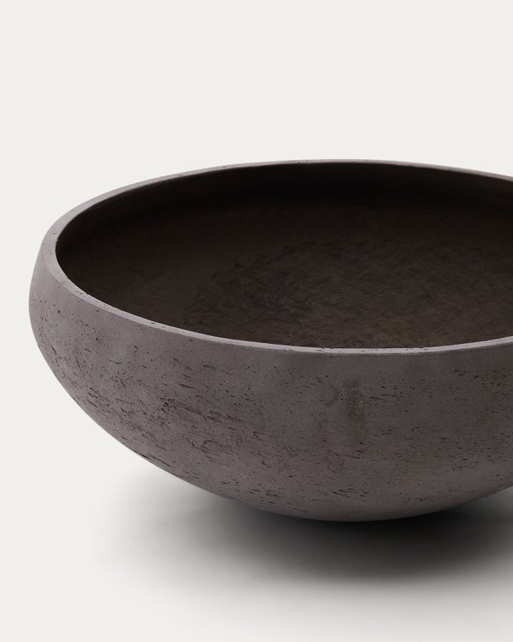 KAVE HOME Sett med 2 Nura terrakotta sementlignende blomsterpotter �55 cm