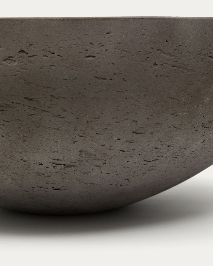 KAVE HOME Sett med 2 Nura terrakotta sementlignende blomsterpotter �55 cm