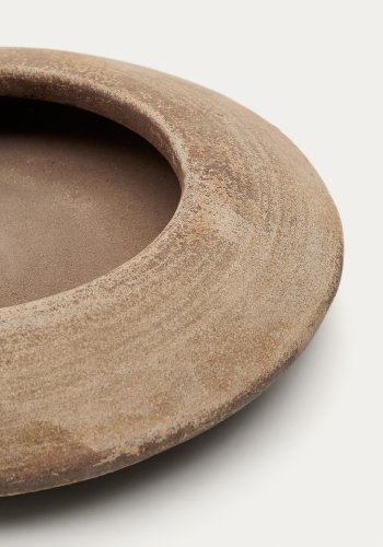 KAVE HOME Rivor terrakottaplantekasse med naturlig finish 36 cm