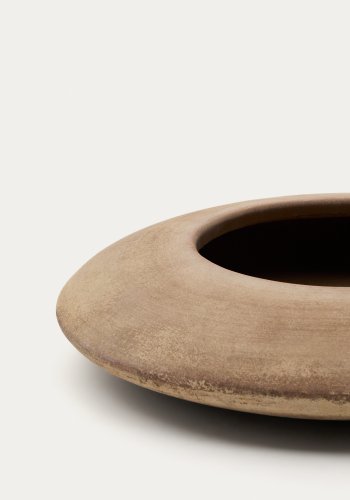 KAVE HOME Rivor terrakottaplantekasse med naturlig finish 50 cm